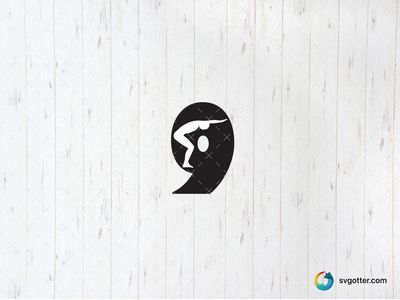 Diving Swimmer Silhouette, Best for athletes, best on t-shirt, best to be applied with screen printing