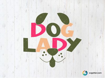 Dog Lady Design, Best for pet lover, best on t-shirt, best to be applied with heat transfer vinyl