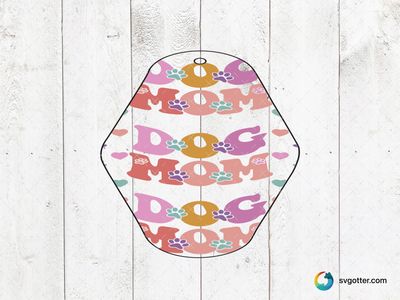 Dog Mom Keychain, Best for pet lover, best on keychain, best to be applied with sublimation