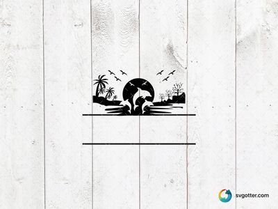 Dolphin Sunset Silhouette, Best for beach lovers, best on wall art, best to be applied with sublimation