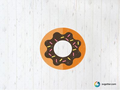 Donut Keychain Design, Best for food lovers, best on keychain, best to be applied with sublimation