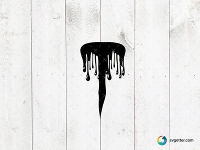 Dripping Halloween Text, Best for holiday enthusiast, best on t-shirt, best to be applied with screen printing