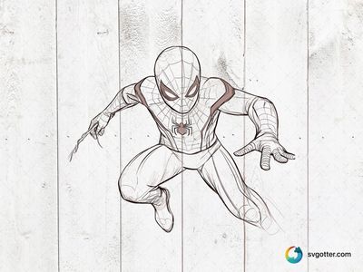 Dynamic Spiderman Pose, Best for superhero fans, best on t-shirt, best to be applied with screen printing