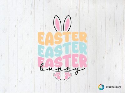 Easter Bunny Ears Design, Best for holiday enthusiast, best on t-shirt, best to be applied with sublimation