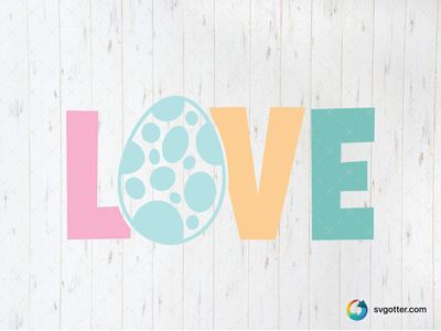 Easter Love Design, Best for holiday enthusiasts, best on t-shirts, best to be applied with sublimation