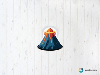 Erupting Volcano Illustration, Best for geologists, best on wall art, best to be applied with digital printing