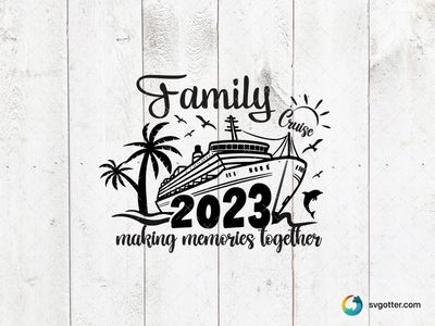 Family Cruise Memories, Best for family, best on t-shirt, best to be applied with heat transfer vinyl