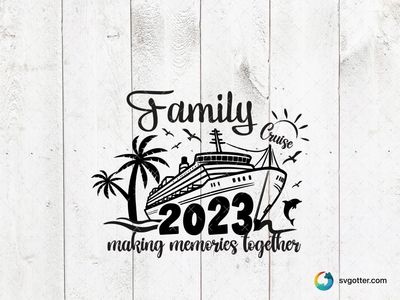 Family Cruise Memories, Best for family, best on t-shirt, best to be applied with heat transfer vinyl