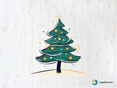 Festive Christmas Pine, Best for holiday enthusiast, best on wall art, best to be applied with sublimation
