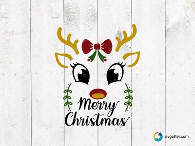 Festive Reindeer Antlers, Best for holiday enthusiast, best on t-shirt, best to be applied with heat transfer vinyl