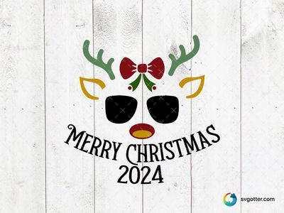 Festive Reindeer Design, Best for holiday enthusiast, best on t-shirt, best to be applied with heat transfer vinyl
