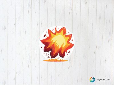 Fiery Cosmic Explosion, Best for artist, best on wall art, best to be applied with print and cut