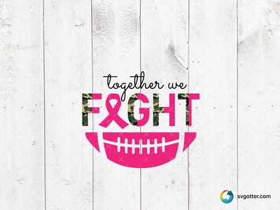 Fight Awareness Football Design, Best for sports fans, best on t-shirt, best to be applied with heat transfer vinyl