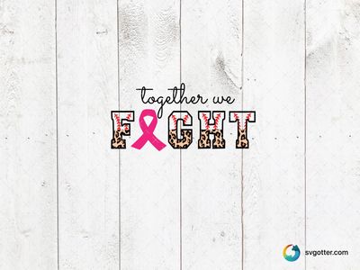 Fight Breast Cancer Awareness Design, Best for activists, best on t-shirt, best to be applied with heat transfer vinyl