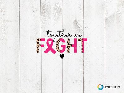 Fight Breast Cancer Awareness, Best for activists, best on t-shirt, best to be applied with heat transfer vinyl