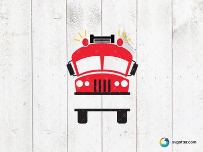 Fire Truck Icon, Best for emergency services, best on t-shirt, best to be applied with screen printing