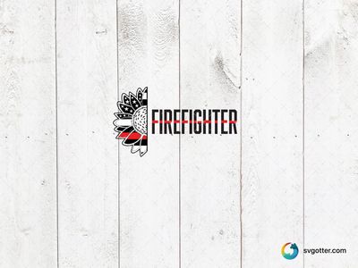 Firefighter Support Design, Best for firefighter supporters, best on t-shirts, best to be applied with heat transfer vinyl