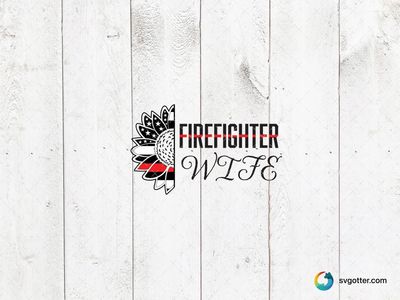 Firefighter Wife Design, Best for wife, best on t-shirt, best to be applied with heat transfer vinyl
