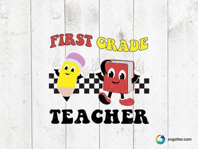 First Grade Fun, Best for children, best on t-shirt, best to be applied with heat transfer vinyl