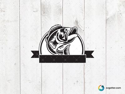 Fish Logo Design, Best for fisherman, best on t-shirt, best to be applied with screen printing