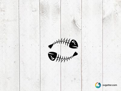 Fish Skeleton Design, Best for fishing enthusiasts, best on t-shirt, best to be applied with screen printing