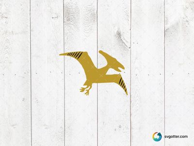 Flying Dinosaur Silhouette, Best for baby, best on baby onesies, best to be applied with sublimation