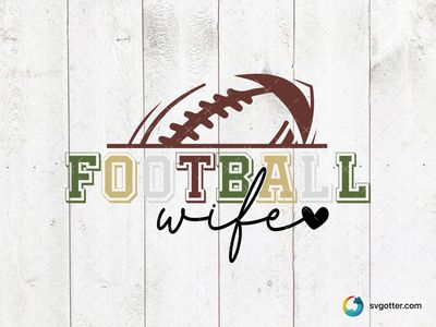 Football Design, Best for sports fans, best on t-shirt, best to be applied with screen printing
