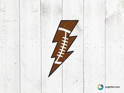 Football Lightning Icon, Best for sports fans, best on t-shirt, best to be applied with screen printing