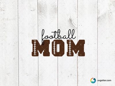 Football Mom Design, Best for mom, best on t-shirt, best to be applied with heat transfer vinyl