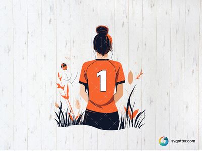Football Mum Illustration, Best for sports fan, best on t-shirt, best to be applied with sublimation