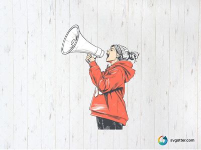 Football Mum with Megaphone, Best for sports fan moms, best on t-shirts, best to be applied with screen printing