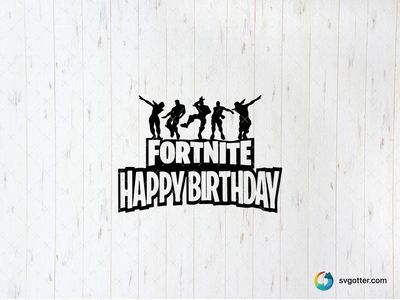 Fortnite Happy Birthday Design, Best for gamers, best on t-shirt, best to be applied with heat transfer vinyl