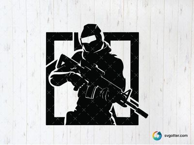 Fortnite Silhouette, Best for gamers, best on t-shirt, best to be applied with screen printing