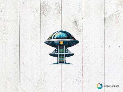 Futuristic Space Station, Best for sci-fi enthusiasts, best on wall art, best to be applied with sublimation