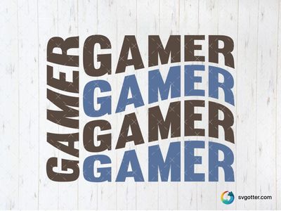 Gamer Text Design, Best for gamers, best on t-shirt, best to be applied with screen printing