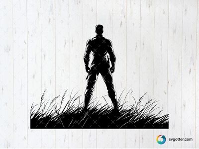 Gaming Character Silhouette, Best for gamers, best on t-shirt, best to be applied with sublimation