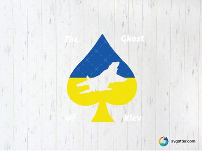 Ghost of Kiev Spade Emblem, Best for activists, best on t-shirt, best to be applied with screen printing