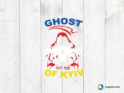 Ghost of Kyiv Design, Best for activists, best on t-shirt, best to be applied with screen printing
