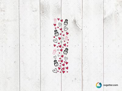 Glitter Hearts and Coffee, Best for coffee lover, best on tote bag, best to be applied with sublimation