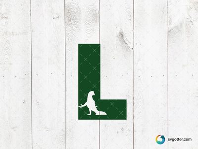 Godzilla Letter L, Best for artists, best on t-shirt, best to be applied with screen printing