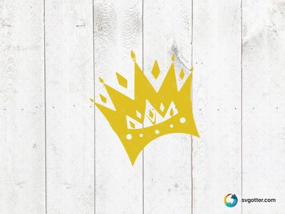 Golden Crown Design, Best for artist, best on t-shirt, best to be applied with screen printing