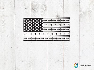 Golf Tee American Flag, Best for sports fans, best on t-shirt, best to be applied with screen printing