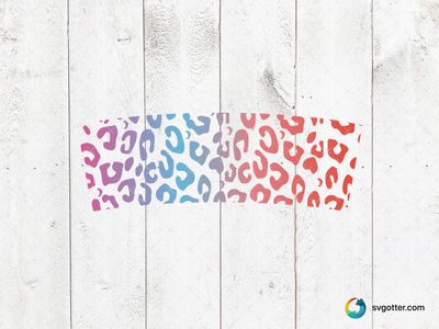 Gradient Leopard Print, Best for fashion enthusiasts, best on mug, best to be applied with sublimation