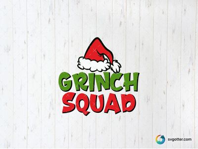 Grinch Squad Design, Best for holiday enthusiast, best on t-shirt, best to be applied with heat transfer vinyl