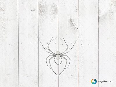 Hanging Spider Illustration, Best for Halloween enthusiasts, best on wall art, best to be applied with screen printing