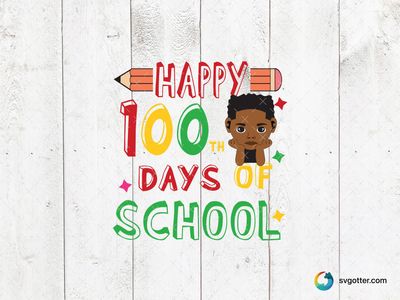 Happy 100 Days of School Celebration, Best for students and teachers, best on t-shirts and hoodies, best to be applied with heat transfer vinyl