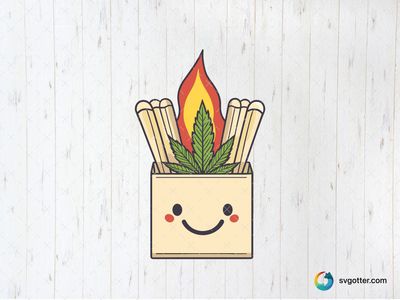 Happy Cannabis Box, Best for cannabis enthusiasts, best on t-shirt, best to be applied with sublimation