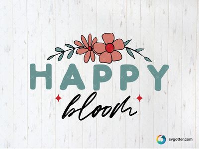 Happy Floral Design, Best for everyone, best on t-shirt, best to be applied with sublimation