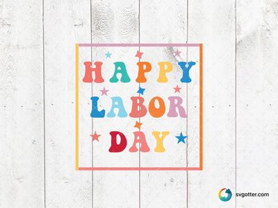 Happy Labor Day Design, Best for holiday enthusiasts, best on t-shirt, best to be applied with screen printing