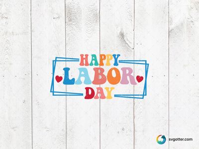 Happy Labor Day Design, Best for holiday enthusiast, best on t-shirt, best to be applied with sublimation